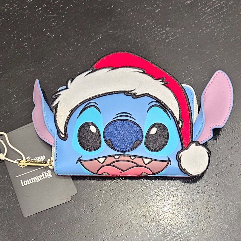 Santa Stitch Disney Loungefly Wallet